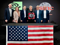 De eerste Blackwell AI-chipwafers gemaakt door TSMC in de VS. (Afbeeldingsbron: Nvidia)