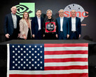 De eerste Blackwell AI-chipwafers gemaakt door TSMC in de VS. (Afbeeldingsbron: Nvidia)