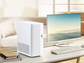 De Asus V500 Mini Tower is verkrijgbaar in wit of zwart met houten accenten.