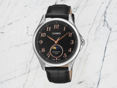 Casio&#039;s MTP-M110L-1AV (afbeelding) en MTP-M110RL-5AV horloges zijn binnenkort verkrijgbaar. (Afbeeldingsbron: Casio, bewerkt)