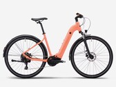 Perzik Oranje Rockrider E-ACTV 500 e-bike van Decathlon