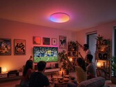 De SwitchBot RGBICWW-plafondlamp beschikt over dynamische RGBIC-kleureffecten