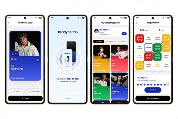 De Samsung Galaxy Z Flip 7 Olympic Edition wordt geleverd met speciale apps en functies die verband houden met het toernooi. (Afbeeldingsbron: Samsung)
