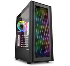 Sharkoon RGB Wave ATX-kast met 3D-golf voorpaneel (Bron: Sharkoon)