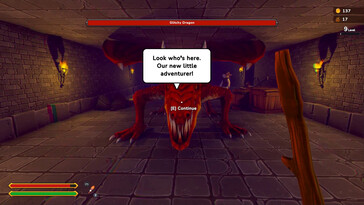 Afgebeeld: een gameplay-screenshot van The RPG.