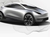 Vroege schetsen geven een hint naar het Robotaxi-ontwerp (Afbeelding bron: Tesla)
