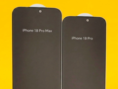 Uitgelekte iPhone 18 Pro en 18 Pro Max schermbeschermers.