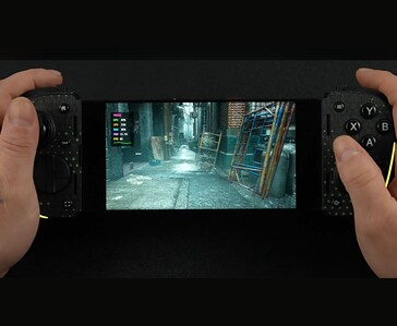 Resident Evil Requiem gameplay op Android via PC-emulatie met behulp van een mobiele gamecontroller.