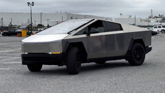 Tesla&#039;s Cybertruck prototype (afbeelding: rickster902/Cybertruck forums)