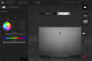 LED balk op het koelsysteem