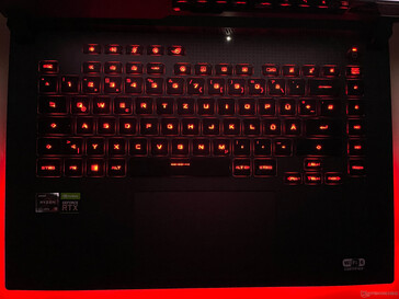 Asus ROG Strix G15 G513 - Toetsenbord achtergrondverlichting