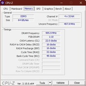 CPU-Z Geheugen