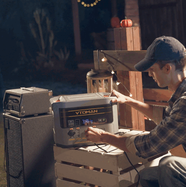 De Vtoman FlashSpeed 2400 draagbare energiecentrale kan worden uitgebreid tot een capaciteit van 2.816 Wh