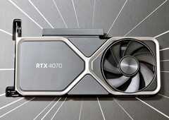 De GeForce RTX 4070 presteert naar verluidt als de RTX 3080. (Beeldbron: @GiannisDavid)