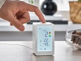 De IKEA VINDSTYRKA slimme luchtkwaliteitssensor kan via een app worden bediend. (Beeldbron: IKEA)