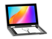 De OkPad combineert een E Ink display met een LCD-scherm. (Afbeeldingsbron: Bluegen)