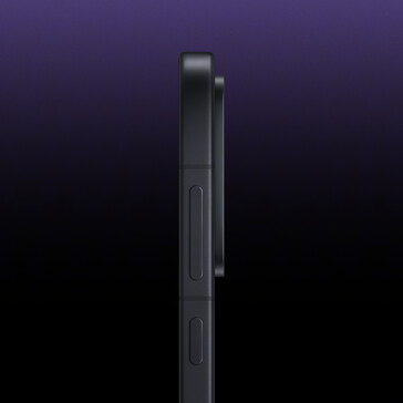 Zijaanzicht van de telefoon