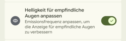 De 480 Hz-functie kan worden geactiveerd in Toegankelijkheidsinstellingen
