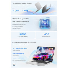 De configuratie van de Vivobook 16SE met beter scherm