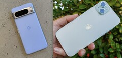 De geruchtmakende iPhone 17 &#039;Slim&#039; zal naar verluidt de cameramodule naar de bovenste middenpositie verplaatsen, vergelijkbaar met de Pixel Pro. (Bron: Notebookcheck)