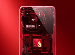 Qualcomm Snapdragon-chip in een semi-transparante smartphone (Afbeelding Bron: Qualcomm)