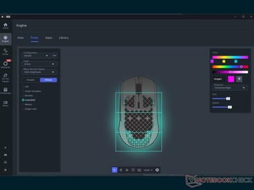 Prism binnen SteelSeries GG voor het aanpassen van de verlichting.
