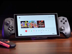 De Abxylute S8 draadloze gamecontroller kan zo worden uitgerekt dat hij zowel op de Nintendo Switch als op andere mobiele apparaten past. (Afbeelding bron: Abxylute)