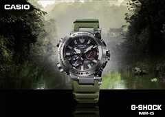 De Casio G-Shock MR-G BF1000RG-3AJR (afbeelding) heeft een olijfgroen militair kleurenpalet. (Afbeeldingsbron: Grote G-Shock Wereld)