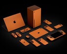 De Dbrand Cosmic Orange skin is beschikbaar voor een groot aantal apparaten. (Afbeeldingsbron: Dbrand)