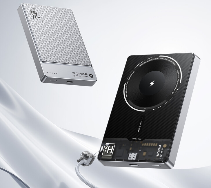 Ontwerp van de twee powerbanks (Afbeelding bron: RedMagic)