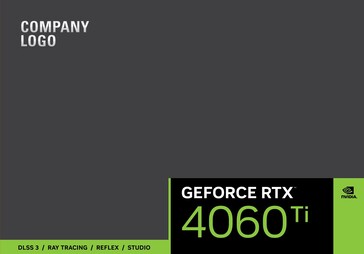 RTX 4060 Ti verpakkingsontwerp. (Bron: MEGAsizeGPU)