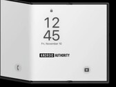 Onofficiële render voor de tri-fold van Samsung. (Afbeeldingsbron: Android Authority)