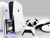Tegen september 2023 zou er een herwerkte PlayStation 5-console in de schappen kunnen liggen. (PS5 Slim concept afbeelding: VR4Player.fr)