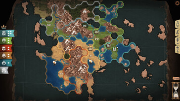 Afbeelding: Een screenshot van de gameplay uit Ozymandias: Bronze Age Empire Sim.