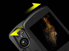 De RG Slide grijpt terug op de klassieke ontwerpen van de PSP Go en de Xperia Play. (Afbeeldingsbron: Anbernic)