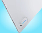 Een close-up van de Glowbar op de Googlebook Duet m.