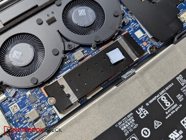 De SSD in behuizing