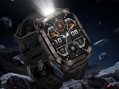 De M4C smartwatch heeft een speciale LED-zaklamp (Afbeelding bron: Kospet)