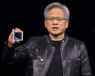 Nvidia CEO Jensen Huang onthult Blackwell GPU 18x+ sneller dan Hopper op GTC 2024. (Bron: Nvidia op YouTube)