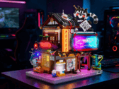 De nieuwe mangawinkel van Lumibricks is verlicht