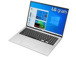 De LG Gram 17 (17Z90P-G.AA56G), testeenheid geleverd door LG Duitsland.