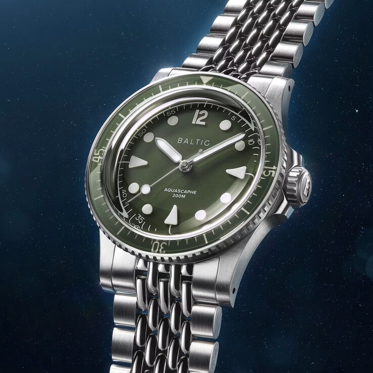 De Baltic Aquascaphe MK2 heeft een waterbestendigheid van 200 m (20 bar) (Afbeelding bron: Baltic)