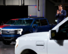 Ford produceert nu de F-150 Lightning pick-up truck met voertuigen die naar verwachting in de "komende dagen" zullen worden verscheept. (Afbeelding bron: Ford)