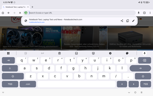 Toetsenbordlandschap