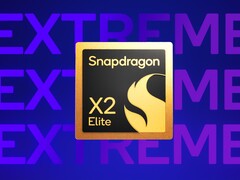 Snapdragon X2 Elite Extreme SoC is getest en vergeleken met Intel Apple en AMD CPU's. (Afbeeldingsbron: Qualcomm, bewerkt)