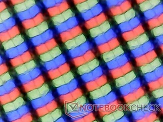 Subpixelmatrix met matte coating
