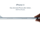 Apple heeft onlangs de iPhone Air onthuld, de dunste iPhone ooit. (Afbeeldingsbron: Apple)