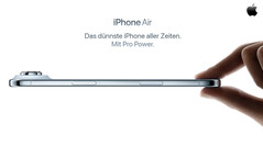 Apple heeft onlangs de iPhone Air onthuld, de dunste iPhone ooit. (Afbeeldingsbron: Apple)