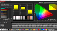 CalMAN ColorChecker (AdobeRGB doelkleurruimte)