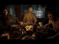 De familie Baker uit Resident Evil 7 Biohazard. (Afbeeldingsbron: Nintendo eShop)